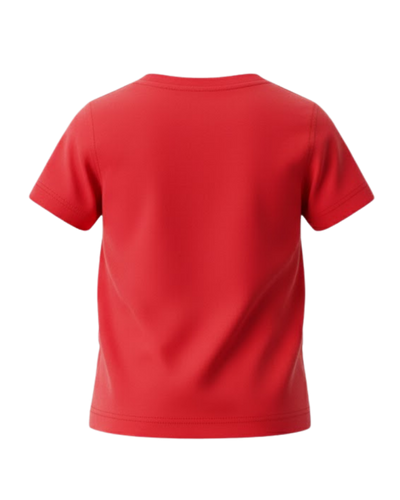 Intemporel rouge enfant dos