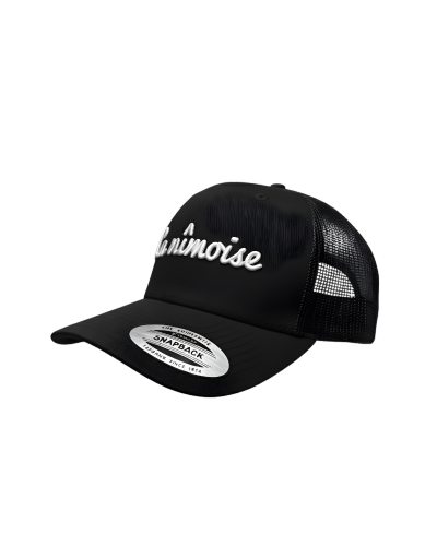 casquette filet femme noir