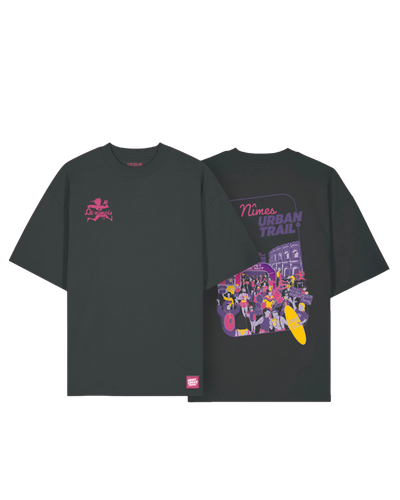 t-shirt anthracite NUT x Le nîmois