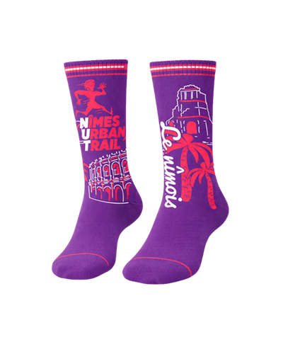 chaussettes violettes