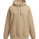 Hoodie beige homme face